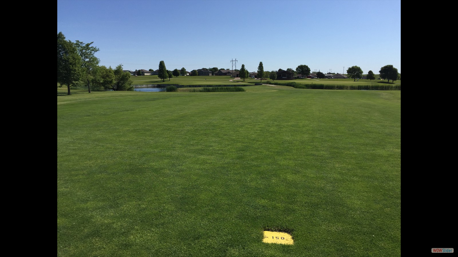 Hole 18: 150 Yard Marker